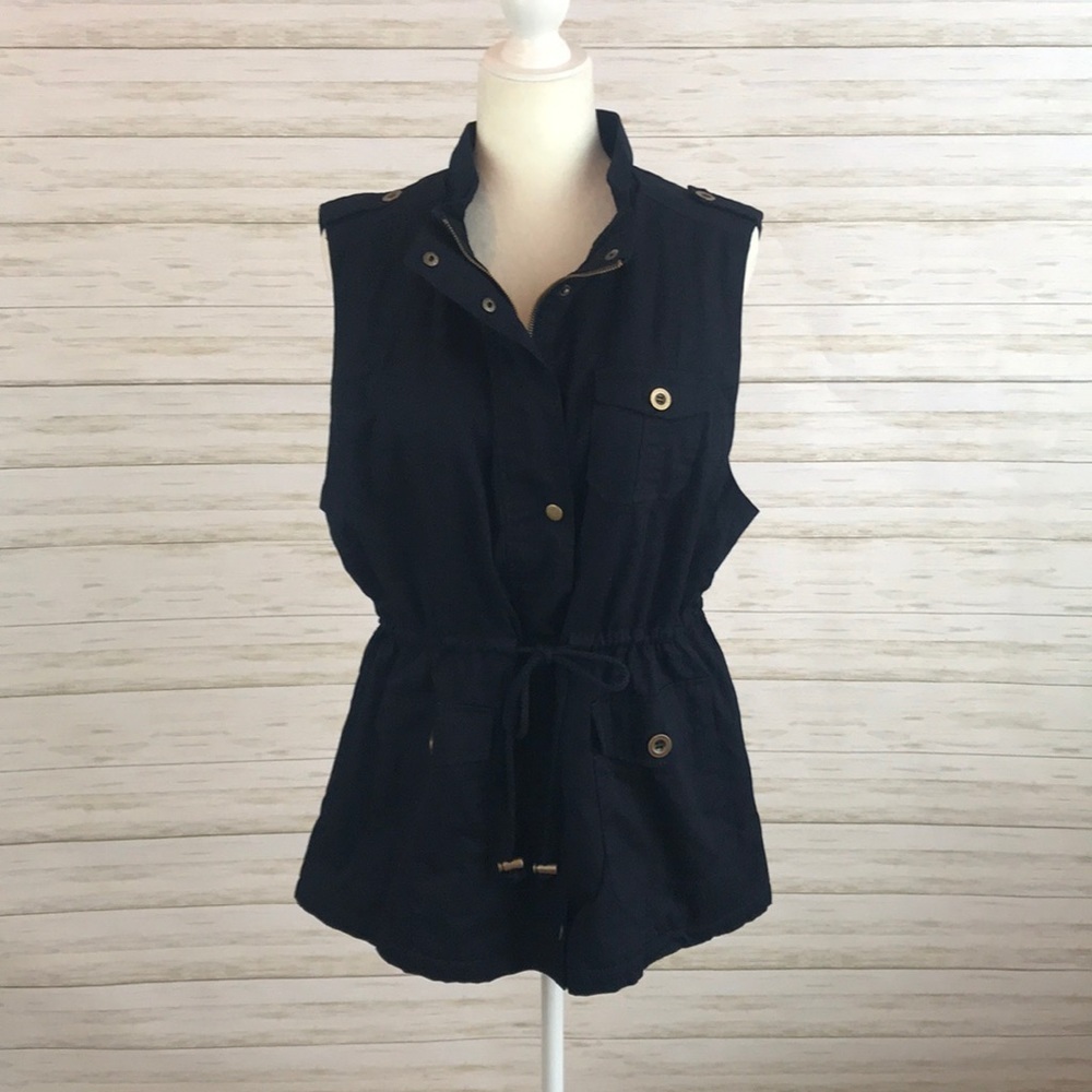 C’est Toi Zip Front Cargo Vest